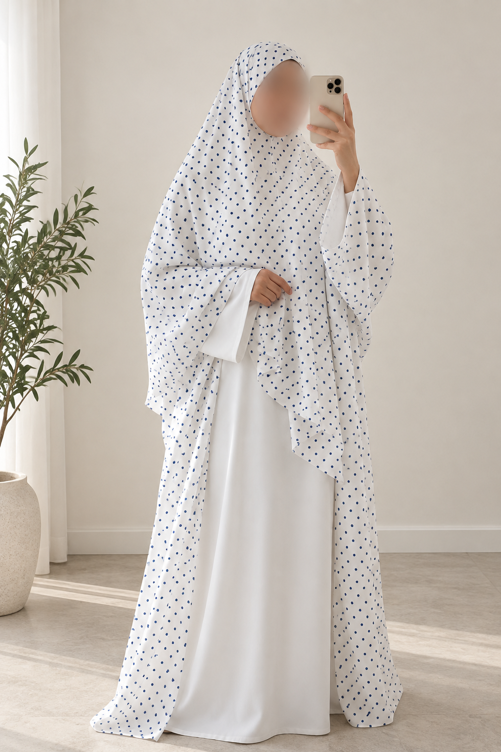 Kimono à pois bleu 🔵