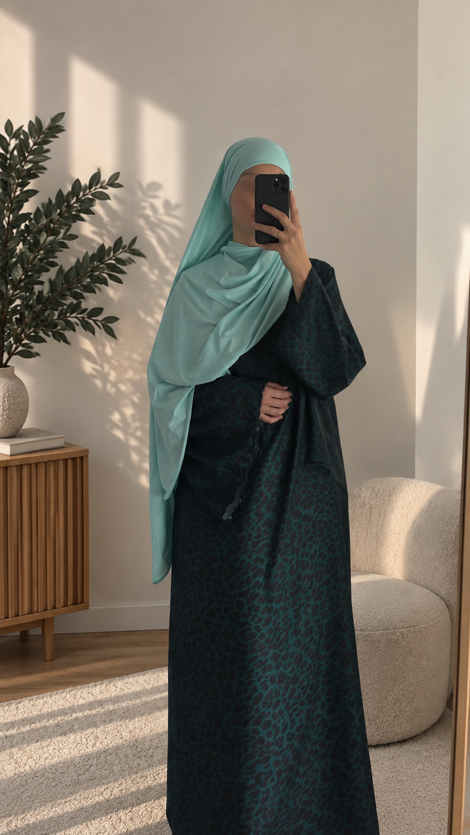 Robe longue - Abaya - léopard 🐆
