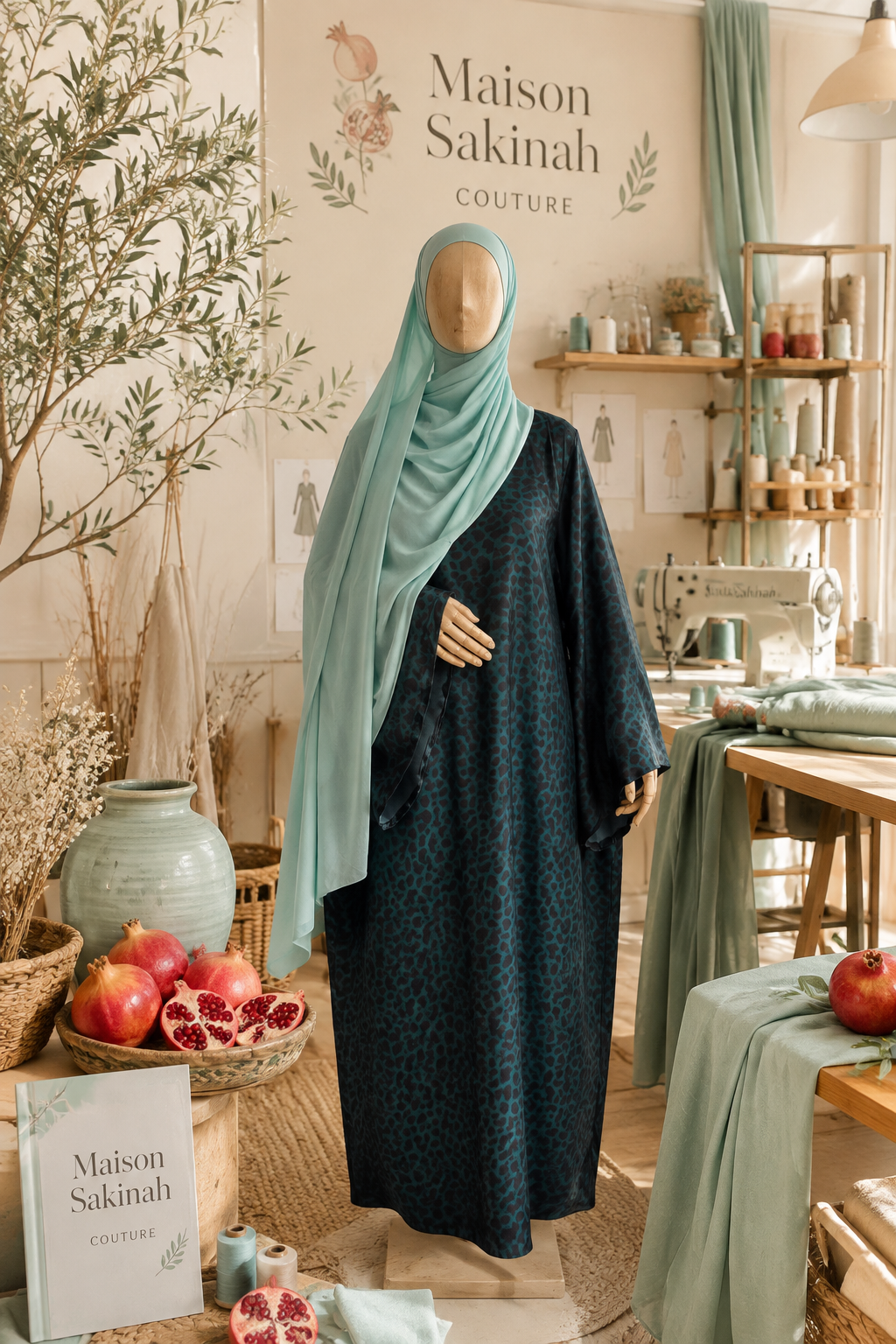 Robe longue - Abaya - léopard 🐆