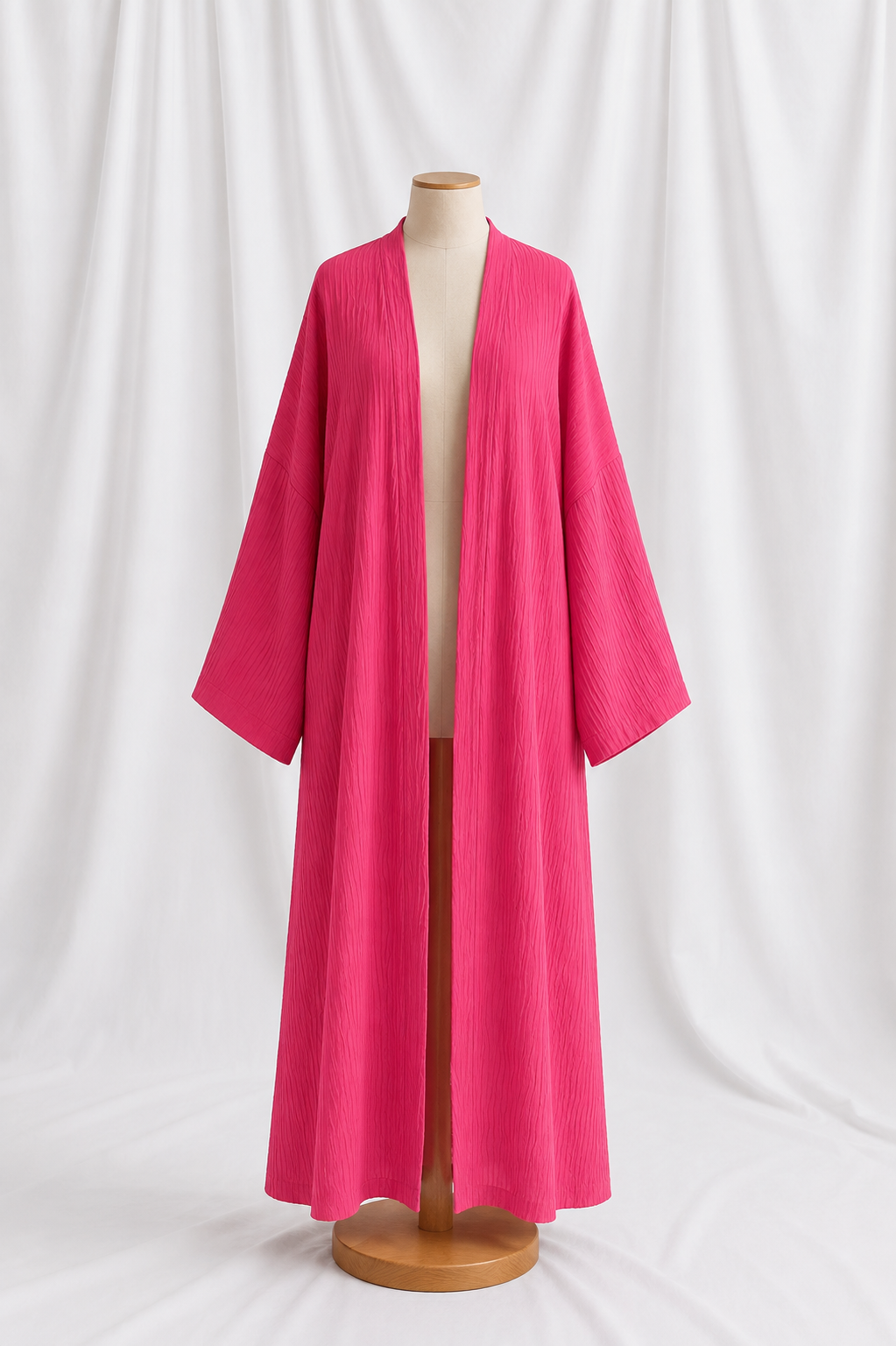Kimono texturé rose fushia 🎀