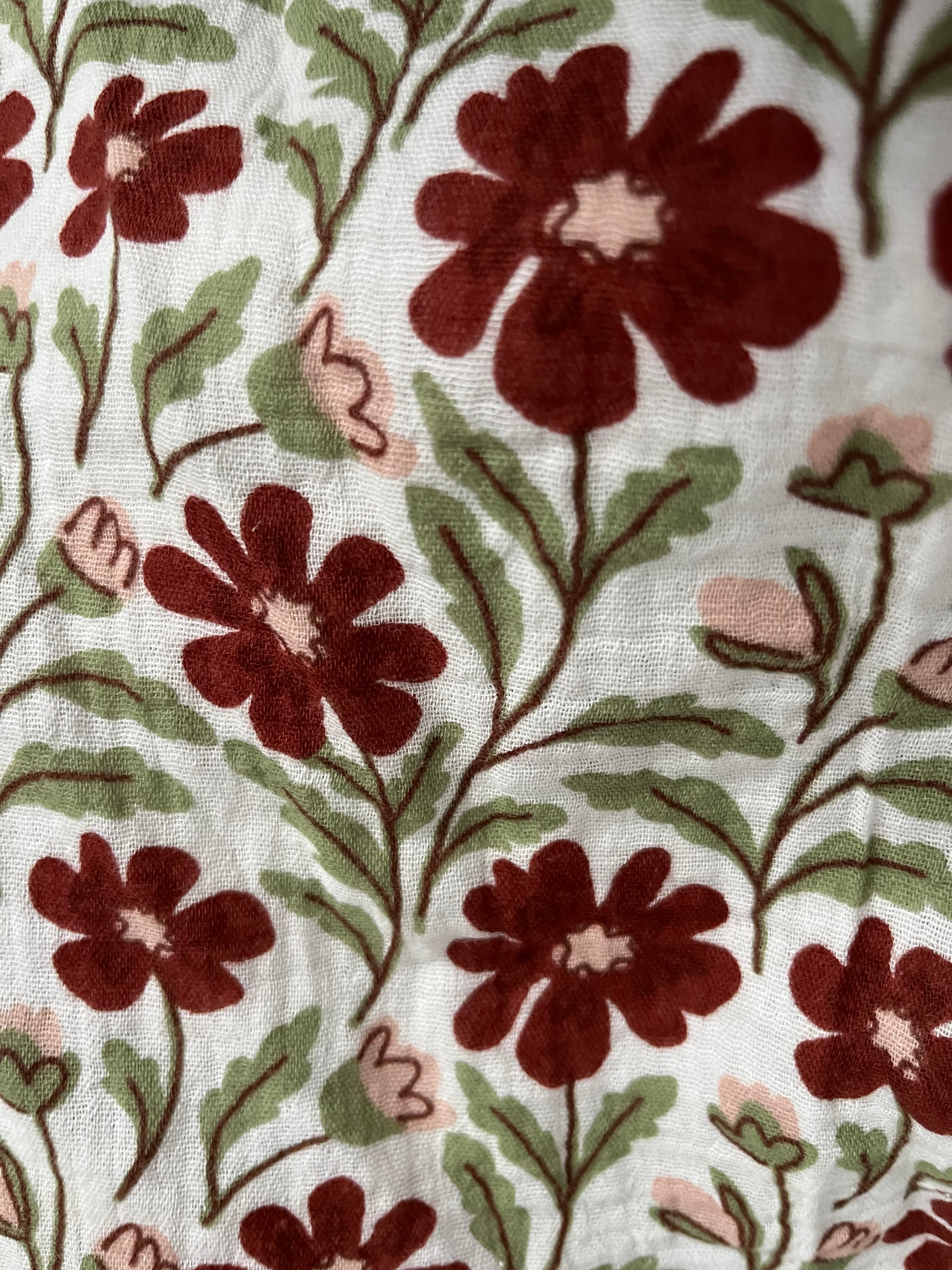 Khimar fleuri matcha 🍵